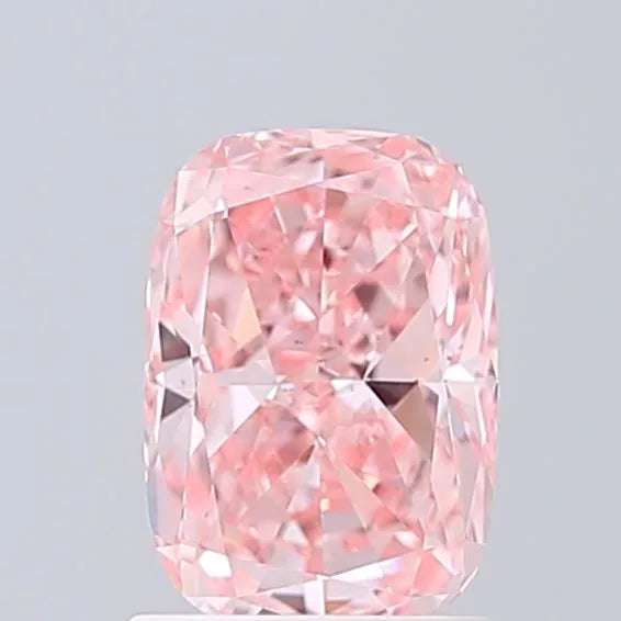 1.40ct Cushion modified Lab Grown Diamond (Colour Fancy Vivid Pink, Clarity VS2, IGI Certified)