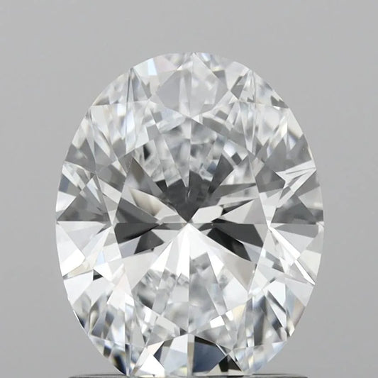 1.40ct Oval Lab Grown Diamond (Colour D, Clarity VVS1, IGI Certified)