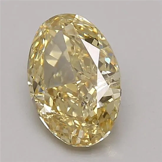1.40ct Oval Lab Grown Diamond (Colour Fancy Vivid Yellow, Clarity VS1, Cut EX, IGI Certified)