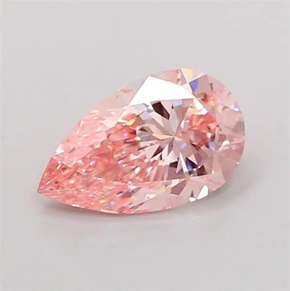 1.40ct Pear Lab Grown Diamond (Colour Fancy Vivid Pink, Clarity VS2, IGI Certified)