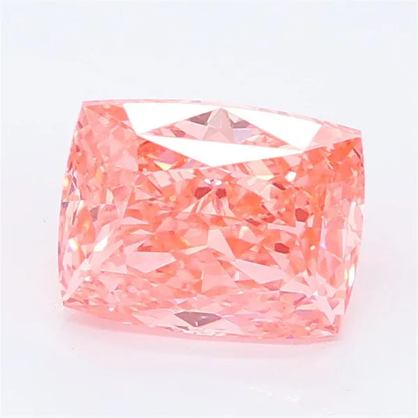 1.41ct Cushion modified Lab Grown Diamond (Colour Fancy Vivid Pink, Clarity VVS2, IGI Certified)