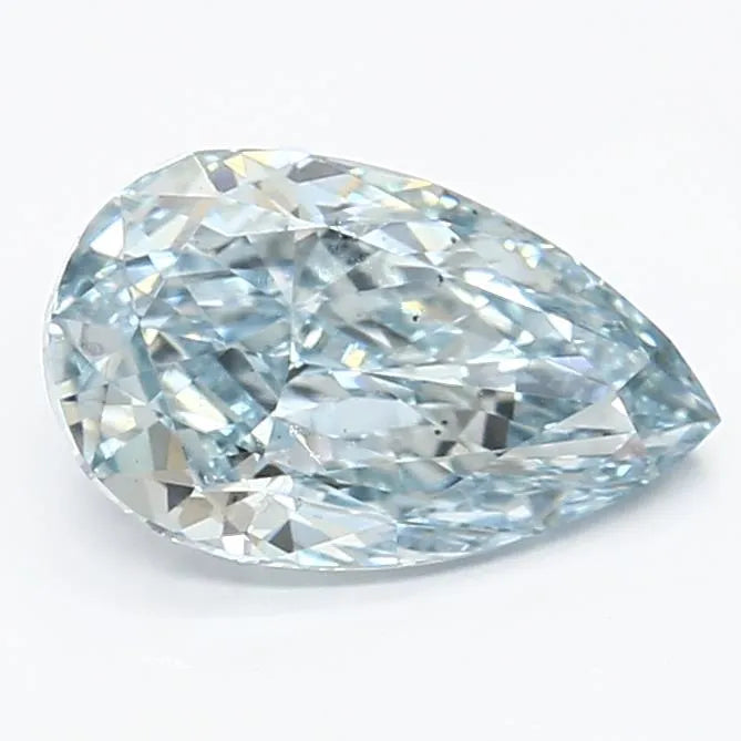1.41ct Pear Lab Grown Diamond (Colour Fancy Intense Blue, Clarity VS1, IGI Certified)