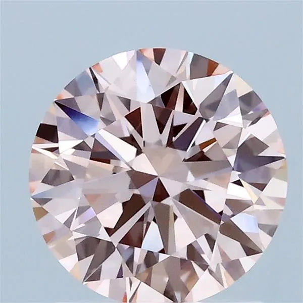 1.41ct Round Lab Grown Diamond (Colour Fancy Intense Pink, Clarity VVS2, Cut ID, IGI Certified)