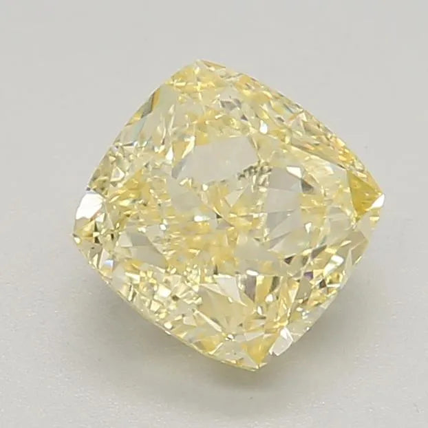 1.42ct Cushion modified Lab Grown Diamond (Colour Fancy Intense Yellow, Clarity VVS2, IGI Certified)