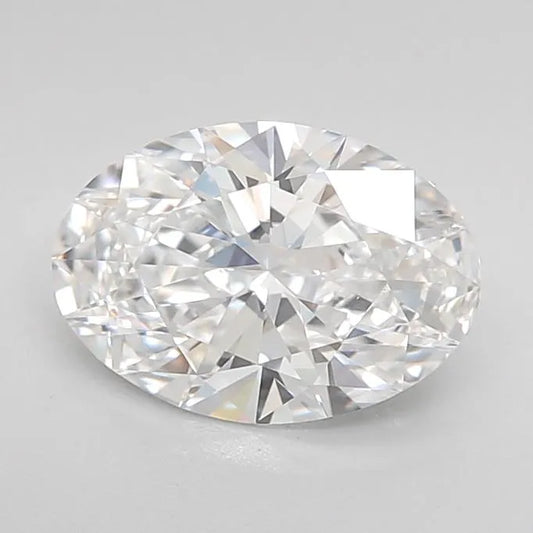 1.42ct Oval Lab Grown Diamond (Colour D, Clarity IF, Cut EX, IGI Certified)