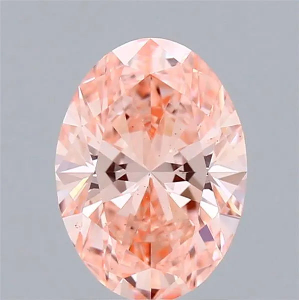 1.42ct Oval Lab Grown Diamond (Colour Fancy Vivid Pink, Clarity VS1, IGI Certified)