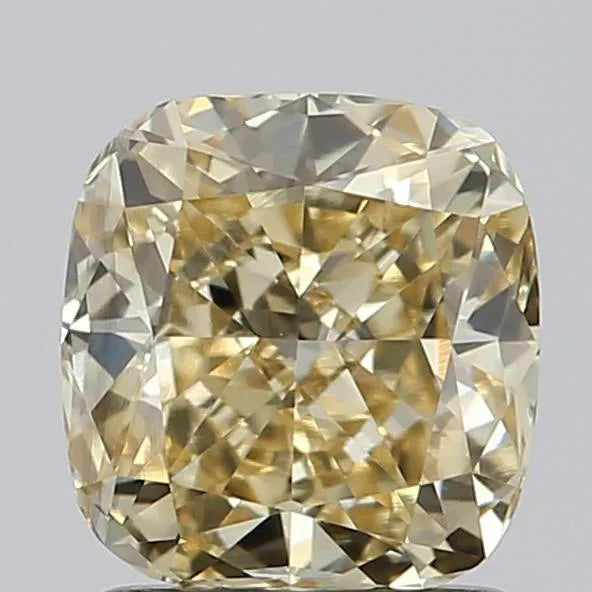 1.44ct Cushion modified Lab Grown Diamond (Colour Fancy Yellow, Clarity VS1, IGI Certified)