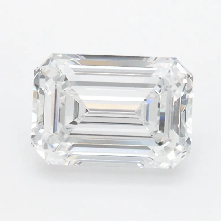 1.44ct Emerald Lab Grown Diamond (Colour D, Clarity IF, IGI Certified)