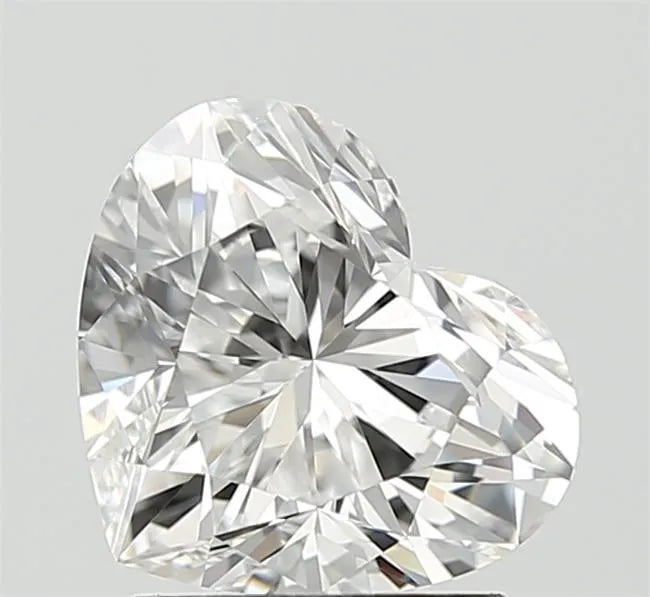 1.44ct Heart Lab Grown Diamond (Colour D, Clarity VVS2, IGI Certified)
