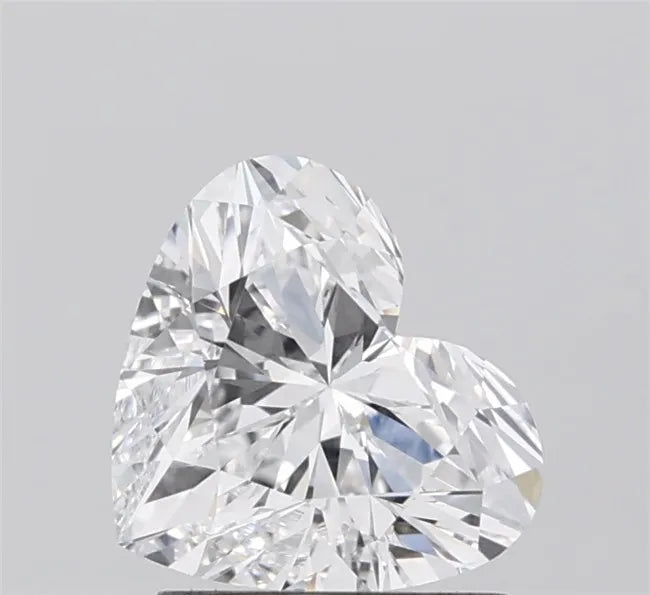1.44ct Heart Lab Grown Diamond (Colour D, Clarity VVS2, IGI Certified)