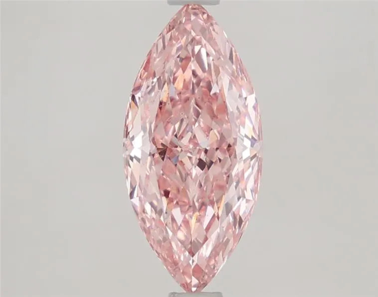 1.44ct Marquise Lab Grown Diamond (Colour Fancy Vivid Pink, Clarity VS2, IGI Certified)