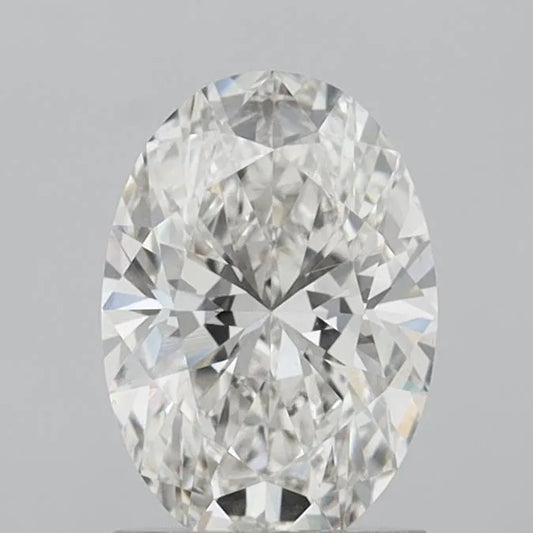 1.45ct Oval Lab Grown Diamond (Colour G, Clarity VVS2, IGI Certified)