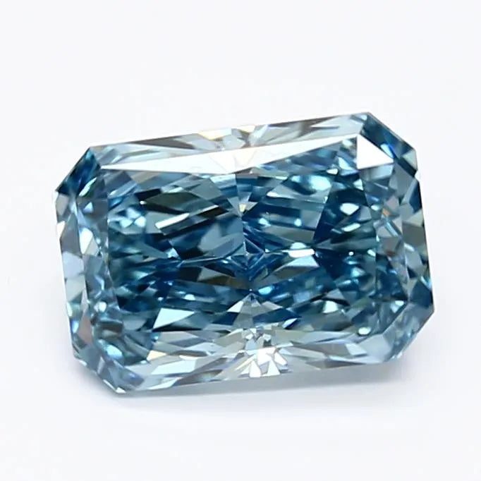 1.45ct Radiant Lab Grown Diamond (Colour Fancy Vivid Blue, Clarity VS1, IGI Certified)