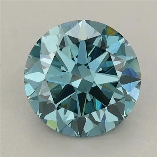 1.45ct Round Lab Grown Diamond (Colour Fancy Vivid Blue, Clarity VS1, Cut VG, IGI Certified)
