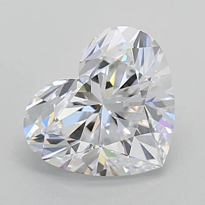 1.46ct Heart Lab Grown Diamond (Colour D, Clarity VVS2, IGI Certified)