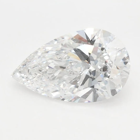 1.46ct Pear Lab Grown Diamond (Colour D, Clarity IF, IGI Certified)