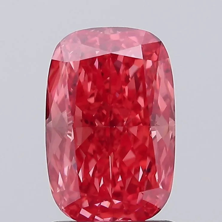 1.47ct Cushion modified Lab Grown Diamond (Colour Fancy Vivid Pink, Clarity VS2, IGI Certified)