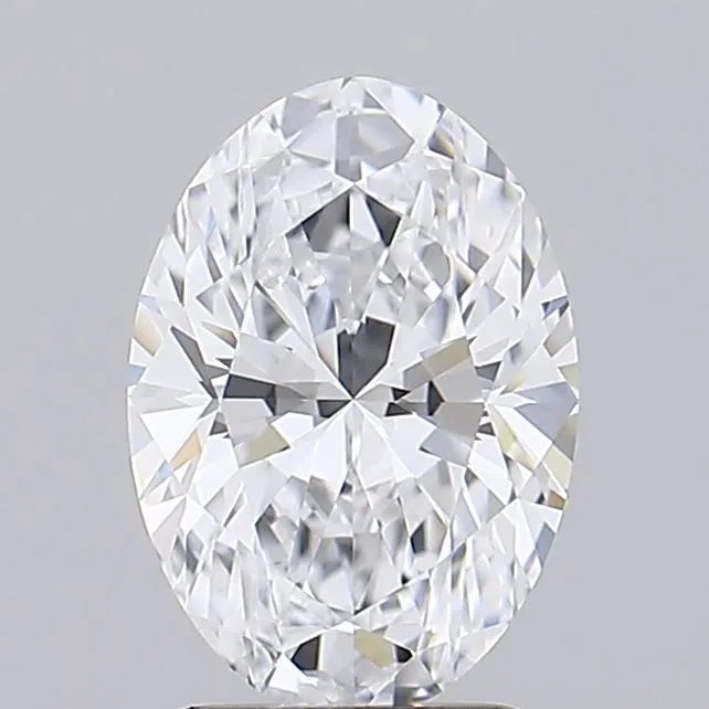 1.47ct Oval Lab Grown Diamond (Colour D, Clarity IF, IGI Certified)