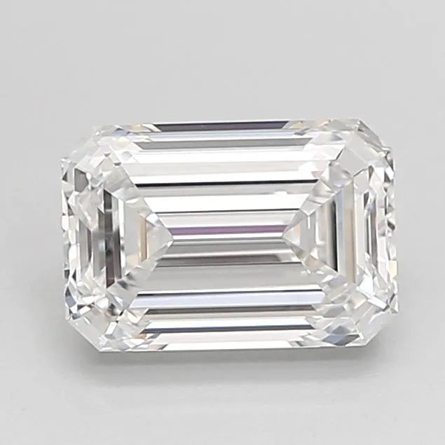 1.48ct Emerald Lab Grown Diamond (Colour D, Clarity IF, Cut EX, IGI Certified)
