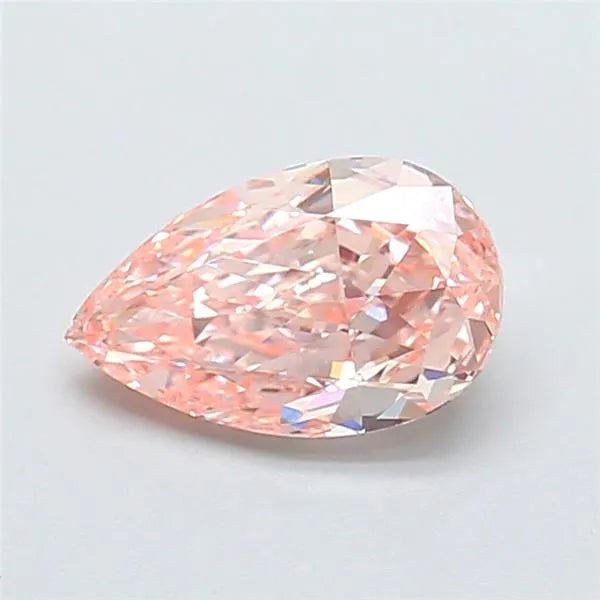 1.48ct Pear Lab Grown Diamond (Colour Fancy Intense Pink, Clarity VS1, IGI Certified)