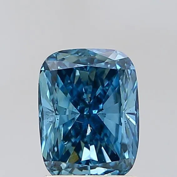 1.50ct Cushion modified Lab Grown Diamond (Colour Fancy Vivid Blue, Clarity SI1, IGI Certified)