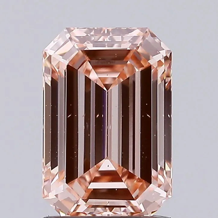 1.50ct Emerald Lab Grown Diamond (Colour Fancy Intense Pink, Clarity VS1, IGI Certified)