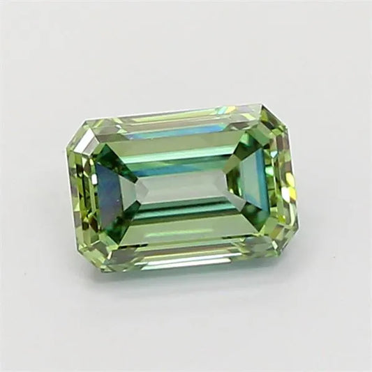 1.50ct Emerald Lab Grown Diamond (Colour Fancy Vivid Green, Clarity VVS2, IGI Certified)