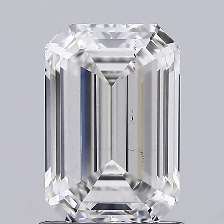 1.50ct Emerald Lab Grown Diamond (Colour G, Clarity SI1, IGI Certified)
