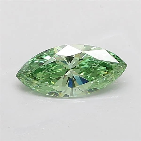 1.50ct Marquise Lab Grown Diamond (Colour Fancy Vivid Green, Clarity SI2, IGI Certified)