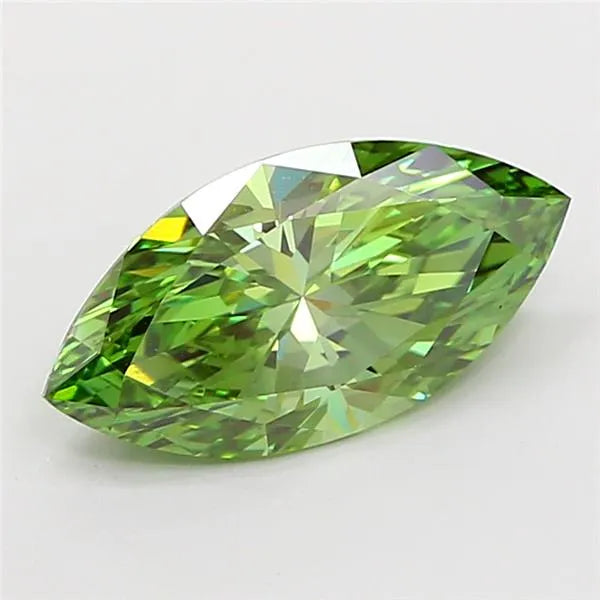 1.50ct Marquise Lab Grown Diamond (Colour Fancy Vivid Green, Clarity VS1, IGI Certified)