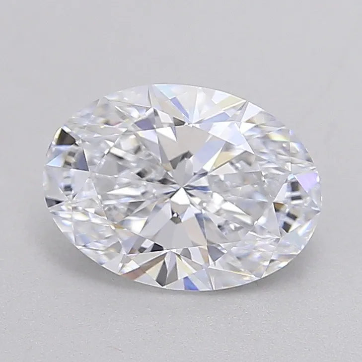 1.50ct Oval Lab Grown Diamond (Colour D, Clarity FL, Cut EX, IGI Certified)