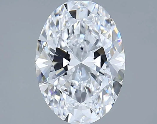 1.50ct Oval Lab Grown Diamond (Colour D, Clarity FL, IGI Certified)