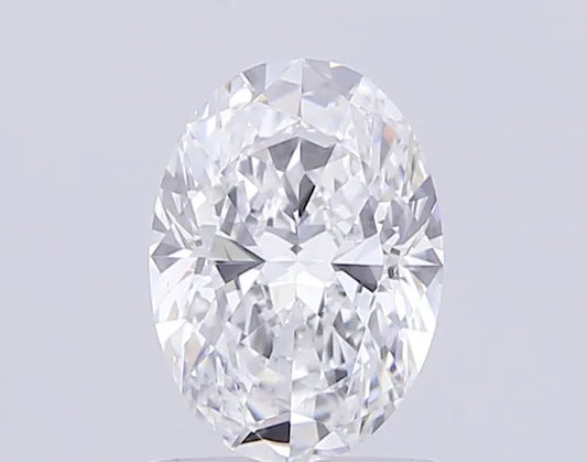 1.50ct Oval Lab Grown Diamond (Colour D, Clarity VVS2, IGI Certified)