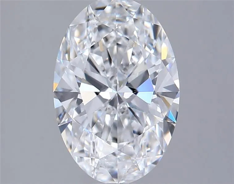 1.50ct Oval Lab Grown Diamond (Colour D, Clarity VVS2, IGI Certified)