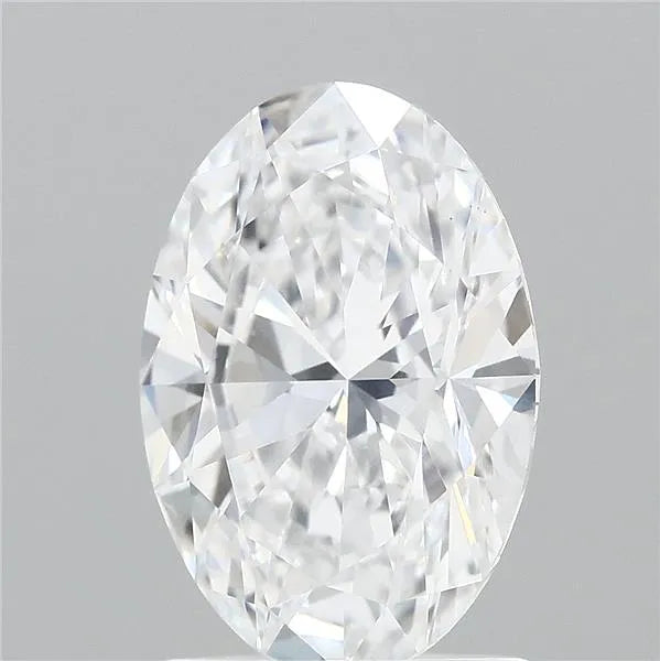 1.50ct Oval Lab Grown Diamond (Colour D, Clarity VVS2, IGI Certified)