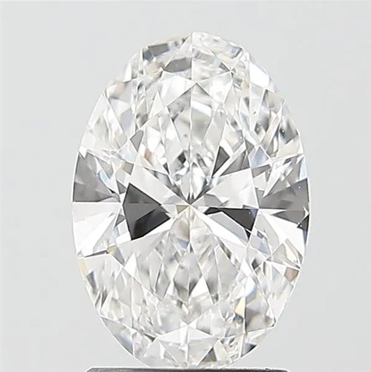 1.50ct Oval Lab Grown Diamond (Colour D, Clarity VVS2, IGI Certified)