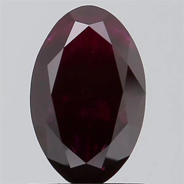 1.50ct Oval Lab Grown Diamond (Colour Fancy Deep Pink, Clarity VS1, Uncertified)