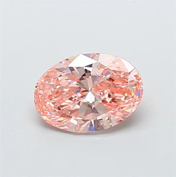 1.50ct Oval Lab Grown Diamond (Colour Fancy Intense Pink, Clarity VS1, IGI Certified)