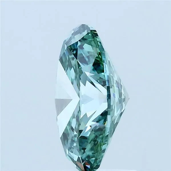 1.50ct Oval Lab Grown Diamond (Colour Fancy Vivid Green, Clarity VS1, IGI Certified)