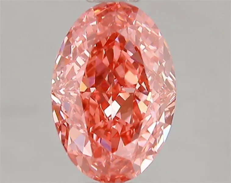 1.50ct Oval Lab Grown Diamond (Colour Fancy Vivid Pink, Clarity VS1, IGI Certified)