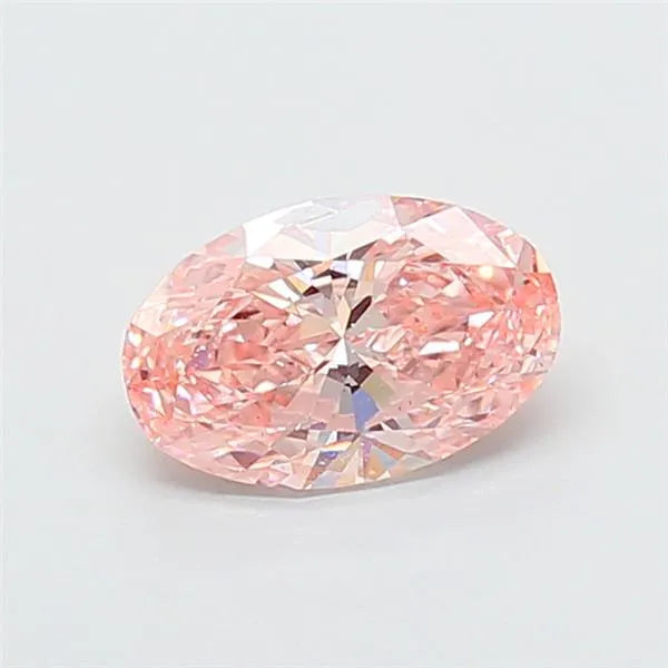 1.50ct Oval Lab Grown Diamond (Colour Fancy Vivid Pink, Clarity VS1, IGI Certified)