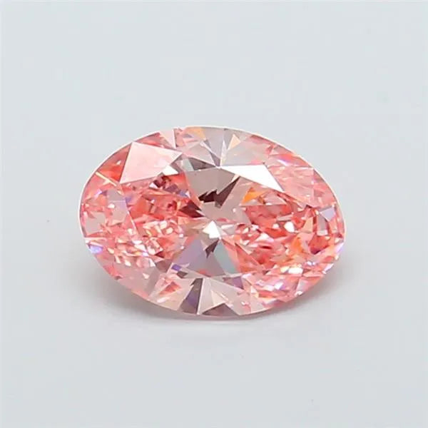 1.50ct Oval Lab Grown Diamond (Colour Fancy Vivid Pink, Clarity VS2, IGI Certified)