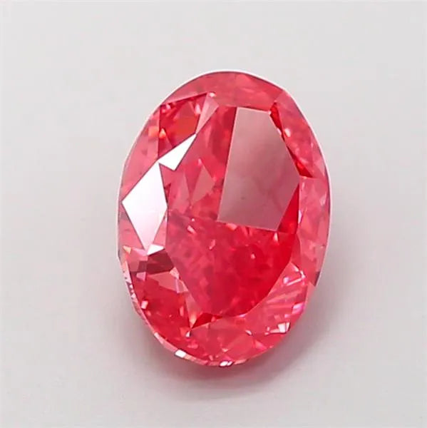 1.50ct Oval Lab Grown Diamond (Colour Fancy Vivid Pink, Clarity VS2, IGI Certified)