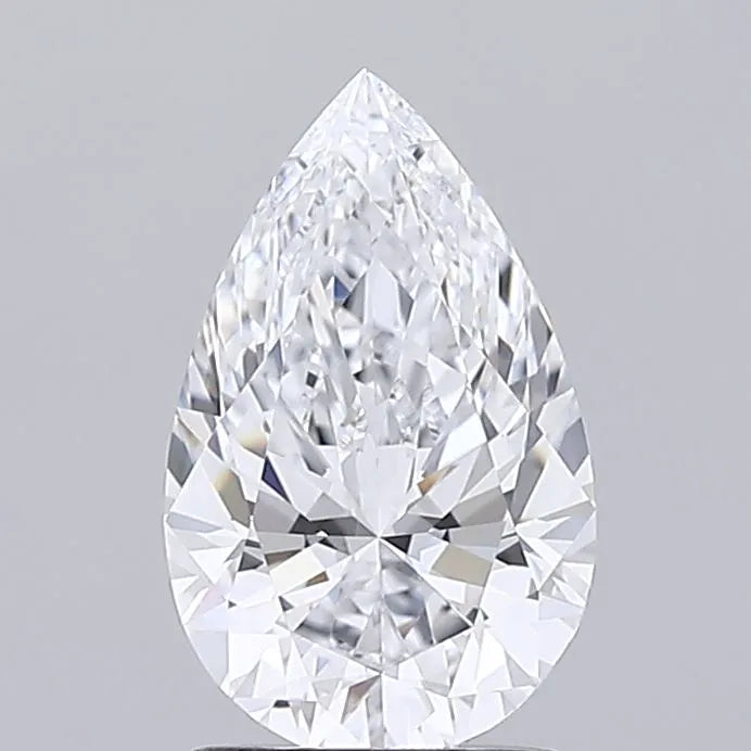 1.50ct Pear Lab Grown Diamond (Colour D, Clarity IF, IGI Certified)