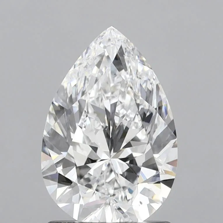 1.50ct Pear Lab Grown Diamond (Colour D, Clarity VS2, IGI Certified)