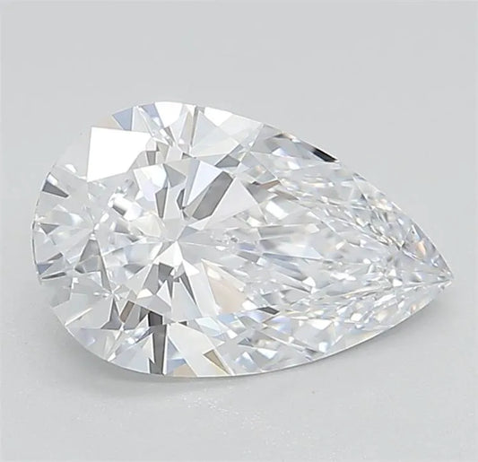 1.50ct Pear Lab Grown Diamond (Colour E, Clarity VVS1, Cut EX, IGI Certified)