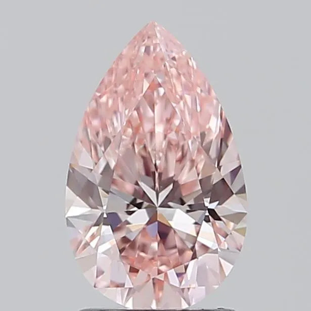 1.50ct Pear Lab Grown Diamond (Colour Fancy Vivid Pink, Clarity VVS1, IGI Certified)