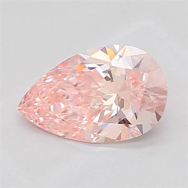 1.50ct Pear Lab Grown Diamond (Colour Fancy Vivid Pink, Clarity VVS2, IGI Certified)