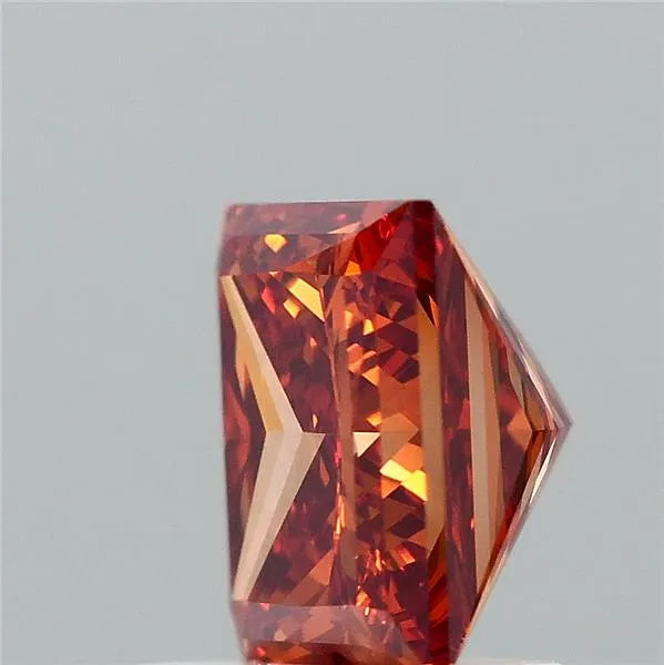 1.50ct Princess Lab Grown Diamond (Colour Fancy Intense Brownish Orange, Clarity VVS2, IGI Certified)