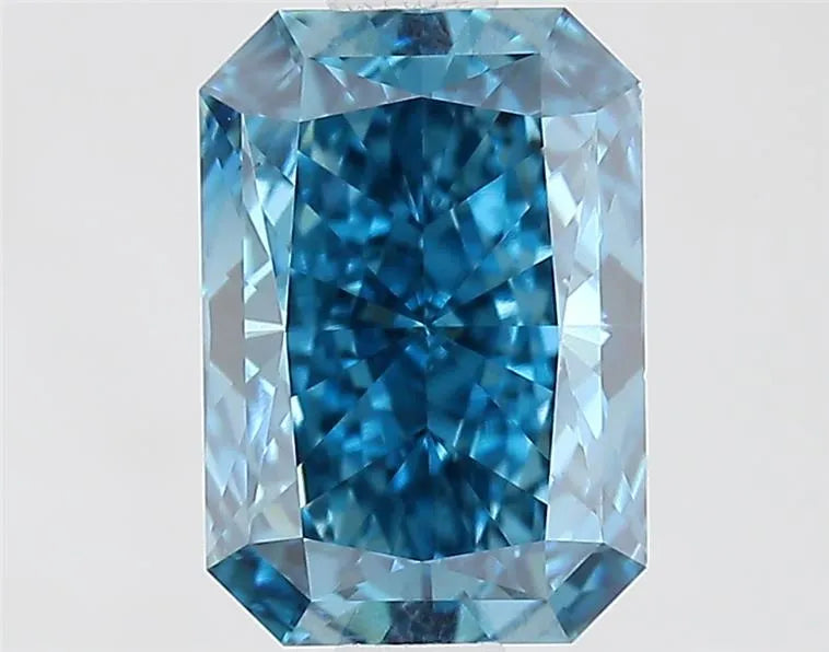 1.50ct Radiant Lab Grown Diamond (Colour Fancy Vivid Blue, Clarity VS1, IGI Certified)